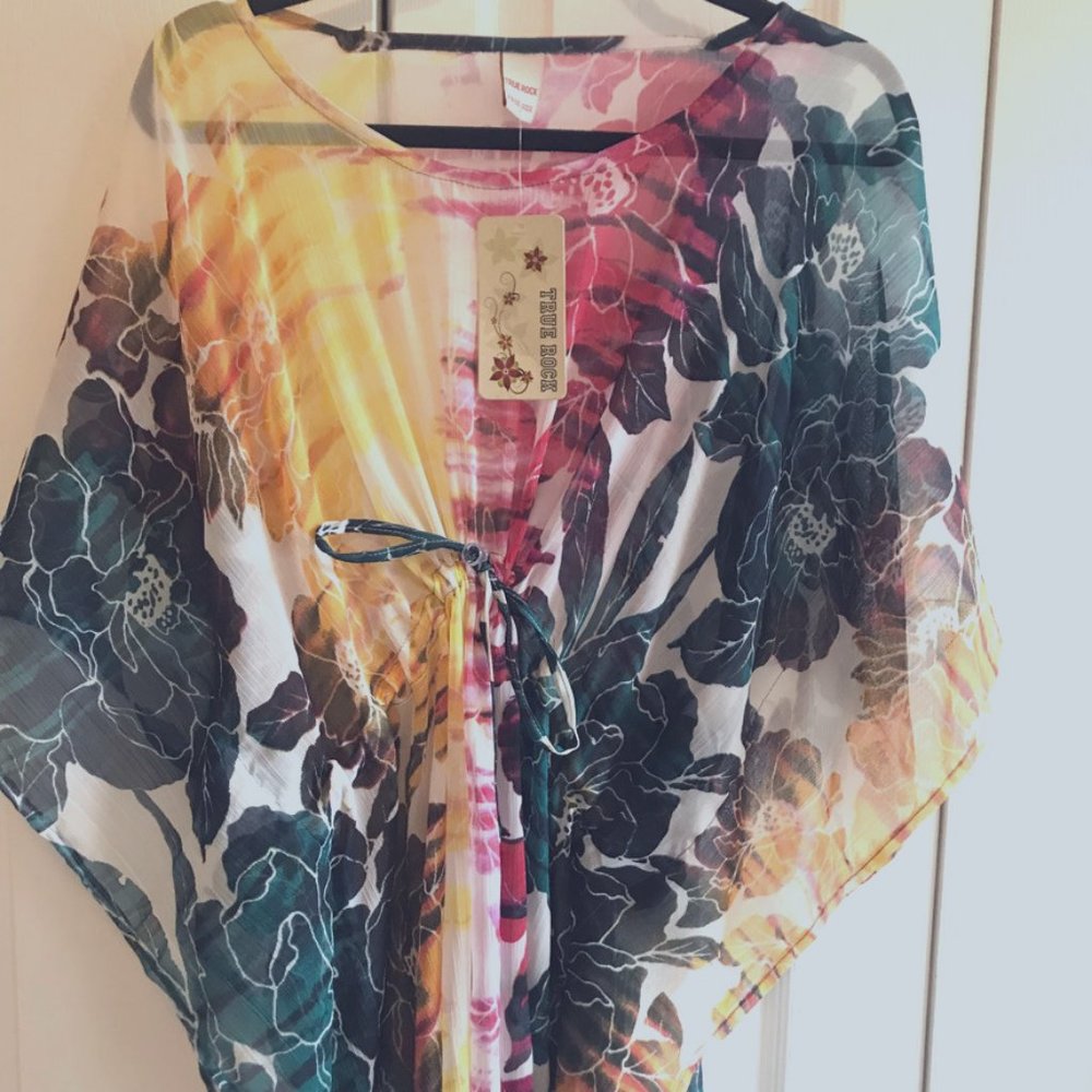 NWT True Rock Swim Cover Up Size Free Size